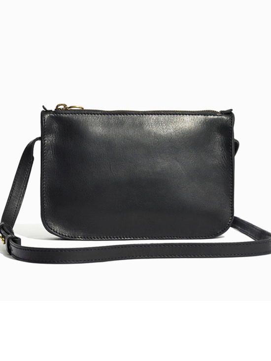 Madewell Handbags - MADEWELL The Simple Crossbody Bag in True Black.
